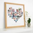 Personalised Heart Photo Collage